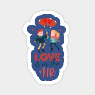 Love is in the air Sticker